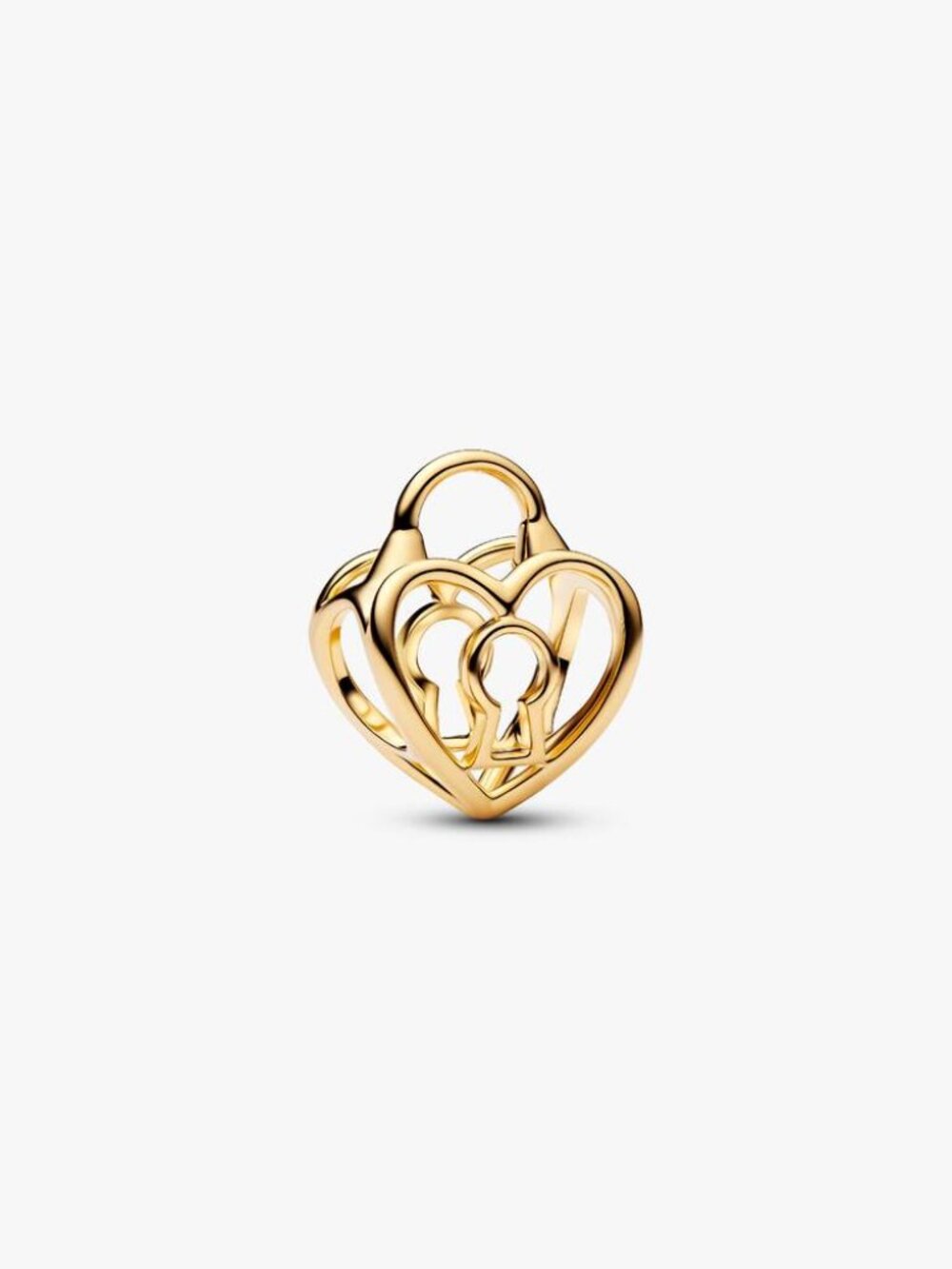 Pandora Openwork Heart Padlock Charm